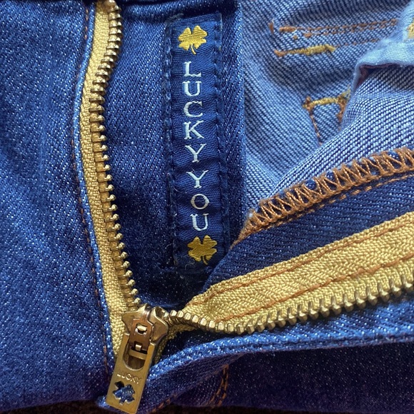 Lucky 🍀 Brand Sweet ‘N Crop Jeans Size 10 / 30 - Picture 6 of 7